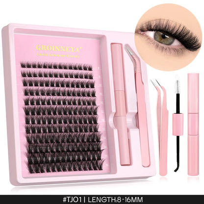 Segmented Synthetic False Eyelashes Clusters